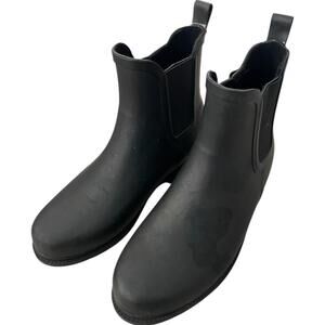 J.Crew Chelsea Rain Boots Ankle AC041 J. Crew Matte Black Women's Size 7